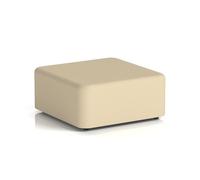 Harlestone Large Square Stool In Sumi Fabric - Zen Body and Top