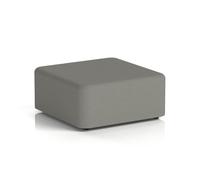 Harlestone Large Square Stool In Yoredale Fabric - Hardraw Body And Top