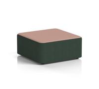 Harlestone Large Square Stool In Yoredale Fabric - Ingleton Body Kidstone Top