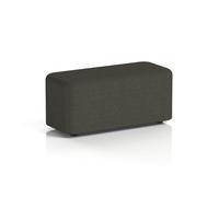 Harlestone Small Rectangular Stool In Main Line Flax Fabric - Temple Body And Top
