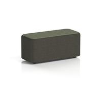 Harlestone Small Rectangular Stool In Main Line Flax Fabric - Temple Body Monument Top