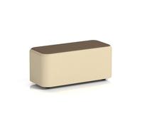 Harlestone Small Rectangular Stool In Sumi Fabric - Zen Body Osaka Top