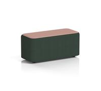 Harlestone Small Rectangular Stool In Yoredale Fabric - Ingleton Body Kidstone Top