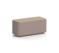 Harlestone Small Rectangular Stool In Yoredale Fabric - Settle Body Gordale Top