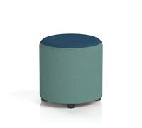 Harlestone Small Round Stool In Sumi Fabric - Handa Body Uto Top