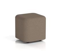 Harlestone Small Square Stool In X2 Fabric - Theory Body And Top