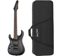 Harley Benton Amarok 7 LH BKNT Flame w/Case