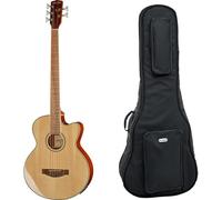 Harley Benton B-35 5-String Akustikbass Natur