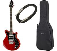Harley Benton BM-75 Trans Red Deluxe Bundle