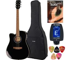 Harley Benton HBD120CEBK LH Bundle English