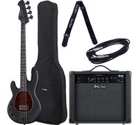 Harley Benton MB-4LH SBK Bundle