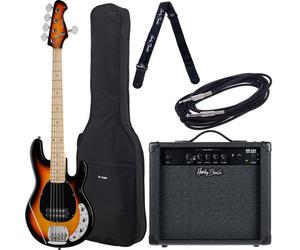 Harley Benton MB-5 SB Deluxe Series Bundle