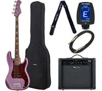 Harley Benton MV-4P Burgundy Mist Set