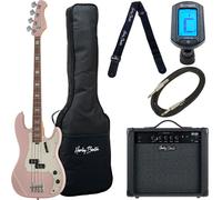Harley Benton MV-4P Shell Pink Set