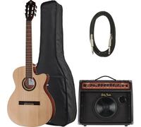 Harley Benton Santos Series C-40SCE N Bundle