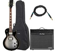Harley Benton SC-550 II Silver Burst Bundle