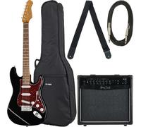 Harley Benton ST-62BK Hot Rod Bundle 3