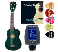Harley Benton UK-12 Stain Ash Blue Bundle