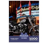 Harley_David_Son Jigsaw Puzzles Puzzles for Adults Kids. 1000 Piece Moto Great Gifts Challenge Toy Educational Games Home Decoration for Educational Games Gifts 38x26cm/1000pcs