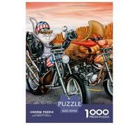Harley_David_Son Jigsaw Puzzles Puzzles for Adults Kids. 1000 Piece Moto Impossible Challenge Toy Educational Games Home Decoration for Educational Games Gifts 70x50cm/1000pcs