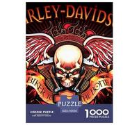 Harley_David_Son Jigsaw Puzzles Puzzles for Adults Kids. 1000 Pieces Moto Impossible Challenge Toy Educational Game Home Decoration for Educational Games Gifts 70x50cm/1000pcs