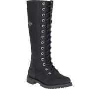 Harley Davidon Lornell 14 Inch Lace Womens Tall Black Boots Size 4-7.5