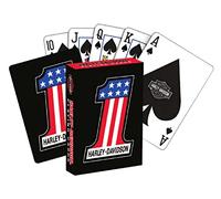 Harley-Davidson #1 RWB Logo Standard Size Premium Playing Card Deck 638D