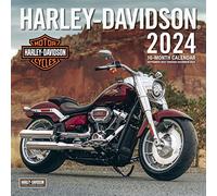 Harley-Davidson 2024: 16-Month 12x12 Wall Calendar - September 2023 through December 2024