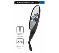 HARLEY-DAVIDSON BAD BOY Oxford Oval Motorcycle Mirror Glass Left Side 10mm