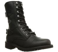 Harley Davidson Womens Balsa Black Leather Boots 6 UK