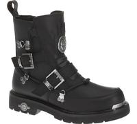 Harley-Davidson Men's Distortion Boot, Blk 8"" Dbl Bkl-skull Logo, 12