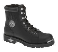 Harley Davidson Mens Diversion Leather Black Boots 10 UK