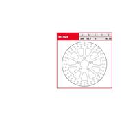 TRW Motorcycle Brake Disc MST504 - 300mm Set - Genuine New