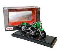 Harley Davidson FLSTF Street Stalker 2000 in green 1:18 scale model from Maisto
