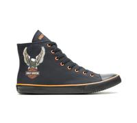 HARLEY-DAVIDSON FOOTWEAR Men's Nathan Eagle Sneaker, Black, 10.5