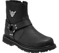 HARLEY-DAVIDSON FOOTWEAR Men's Rambert Motorcycle Boot, Black, 8.5 UK