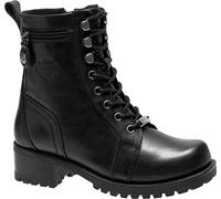 HARLEY-DAVIDSON FOOTWEAR Women's Keeler Motorcycle Boot, Black, 6 UK