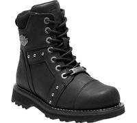 HARLEY-DAVIDSON FOOTWEAR Women's Oakleigh Motorcycle Boot, Black, 6.5 UK