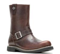 Harley-Davidson Girl's Dallam 8" Engineer Mid Calf Boot, Brown, 11.5