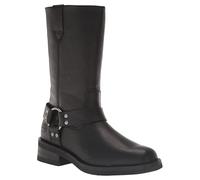 Harley Davidson Korsen 11-Inch Leather Men's Outdoor Boots - Black - Size:UK 12
