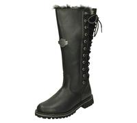 Harley Davidson Ladies Harley Davidson Lace Up Back Detailed Boots Dorland - Black - UK 4
