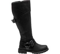HARLEY-DAVIDSON Ladies Knee High Boots Lomita D84325 - Black Leather - UK Size 7.5 - EU Size 41 - US Size 9.5