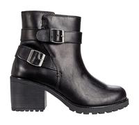 Harley Davidson Lalanne DBL Strap Leather Women's Ankle Boots - Black - Size:UK 4