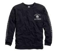 HARLEY-DAVIDSON Long-sleeved Skull shirt, black, m