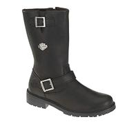 Mens Harley Davidson Randy 12" Leather Zip Up Biker Ankle Boots Sizes 6 to 12