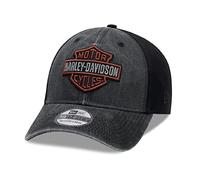 HARLEY-DAVIDSON Men's Baseball Cap Bar & Shield Motorcycle Baseball Cap Biker Cap Baseball Cap Two Tone Logo S
