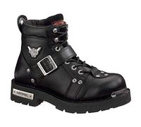 Harley-Davidson mens Brake Buckle Black Size: 7.5