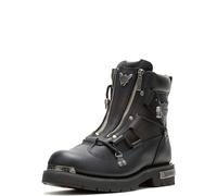 Harley Davidson Mens Brake Light Black Leather Boots 10 UK