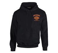 Harley-Davidson Men's Custom Freedom Fleece Pullover Hoodie - Solid Black - black - XXL
