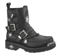 Harley-Davidson Men's Distortion Boot, Black, 8 UK